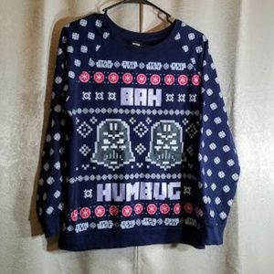 Star Wars Bah Humbug Christmas Sweater sz XL